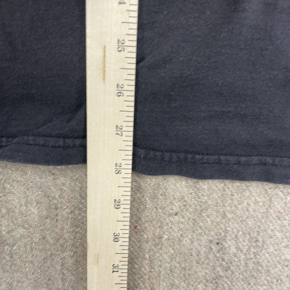 Vintage American Iron shirt men Medium Black 1990s full graphic chopper ride - Picture 9 of 10